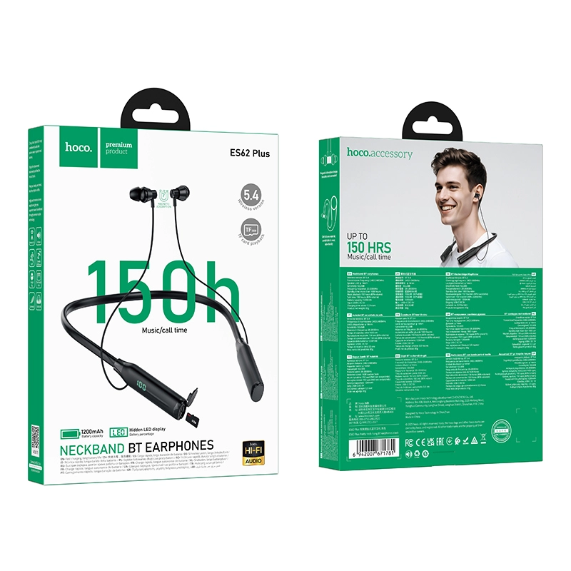 Hoco ES62 Plus Pretty Neckband – 150 Plus Battery